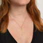Personalized Flower Name Necklace with Birth Flower Delicately Designed Minimalist Jewelry