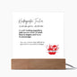 Ultimate Gift for Kindergarten Teachers- LED Personalized Plaque