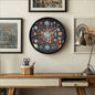 Science-Themed Wood Frame 10” Clock – A Perfect Accent for Any Space