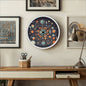 Science-Themed Wood Frame 10” Clock – A Perfect Accent for Any Space