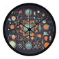 Science-Themed Wood Frame 10” Clock – A Perfect Accent for Any Space