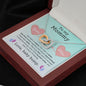 To My Mommy Mom to Be Love Baby - Interlocking Heart Pendant Necklace, Baby Shower Gift, Expecting Mother Pregnancy Gift