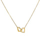 To My Mommy Mom to Be Love Baby - Interlocking Heart Pendant Necklace, Baby Shower Gift, Expecting Mother Pregnancy Gift