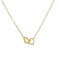 To My Mommy Mom to Be Love Baby - Interlocking Heart Pendant Necklace, Baby Shower Gift, Expecting Mother Pregnancy Gift