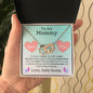 To My Mommy Mom to Be Love Baby - Interlocking Heart Pendant Necklace, Baby Shower Gift, Expecting Mother Pregnancy Gift