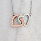 To My Mommy Mom to Be Love Baby - Interlocking Heart Pendant Necklace, Baby Shower Gift, Expecting Mother Pregnancy Gift