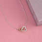 To My Mommy Mom to Be Love Baby - Interlocking Heart Pendant Necklace, Baby Shower Gift, Expecting Mother Pregnancy Gift